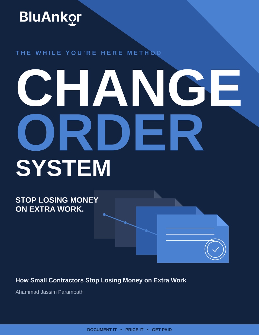 The While You're Here Change Order System — front cover